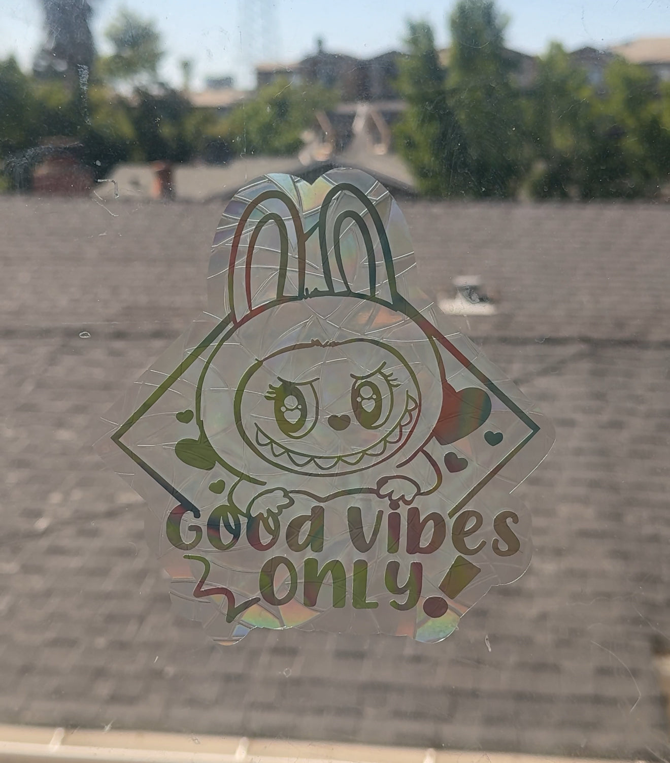 Labubu Suncatcher Sticker