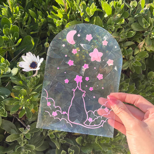 Fishing for Stars Suncatcher Sticker