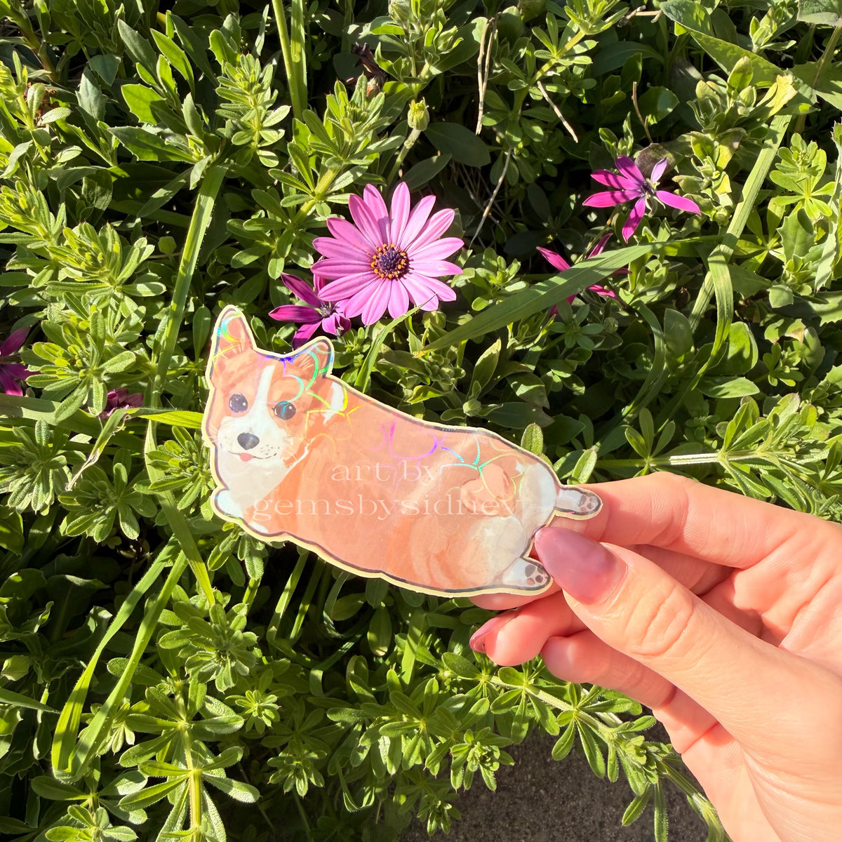 Labratory Corgi Sticker Corgi Sticker – gemsbysidney