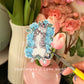Flower cat stickers