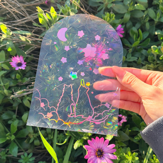 Cat Friends Suncatcher Sticker