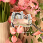 Flower cat stickers