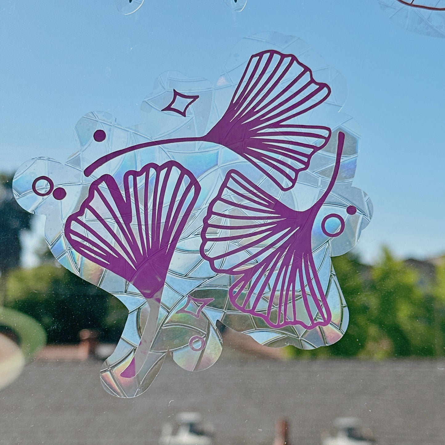 Ginkgo leaf Suncatcher