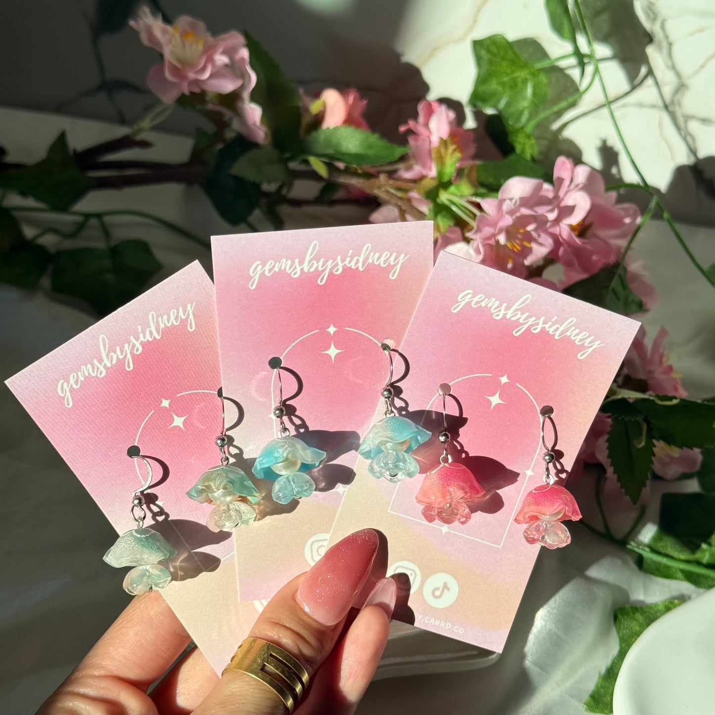 Moon Jellyfish Earrings
