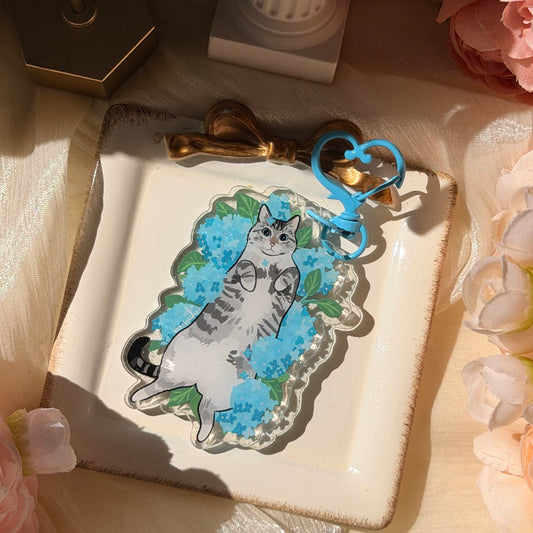 Flower Cat keychains