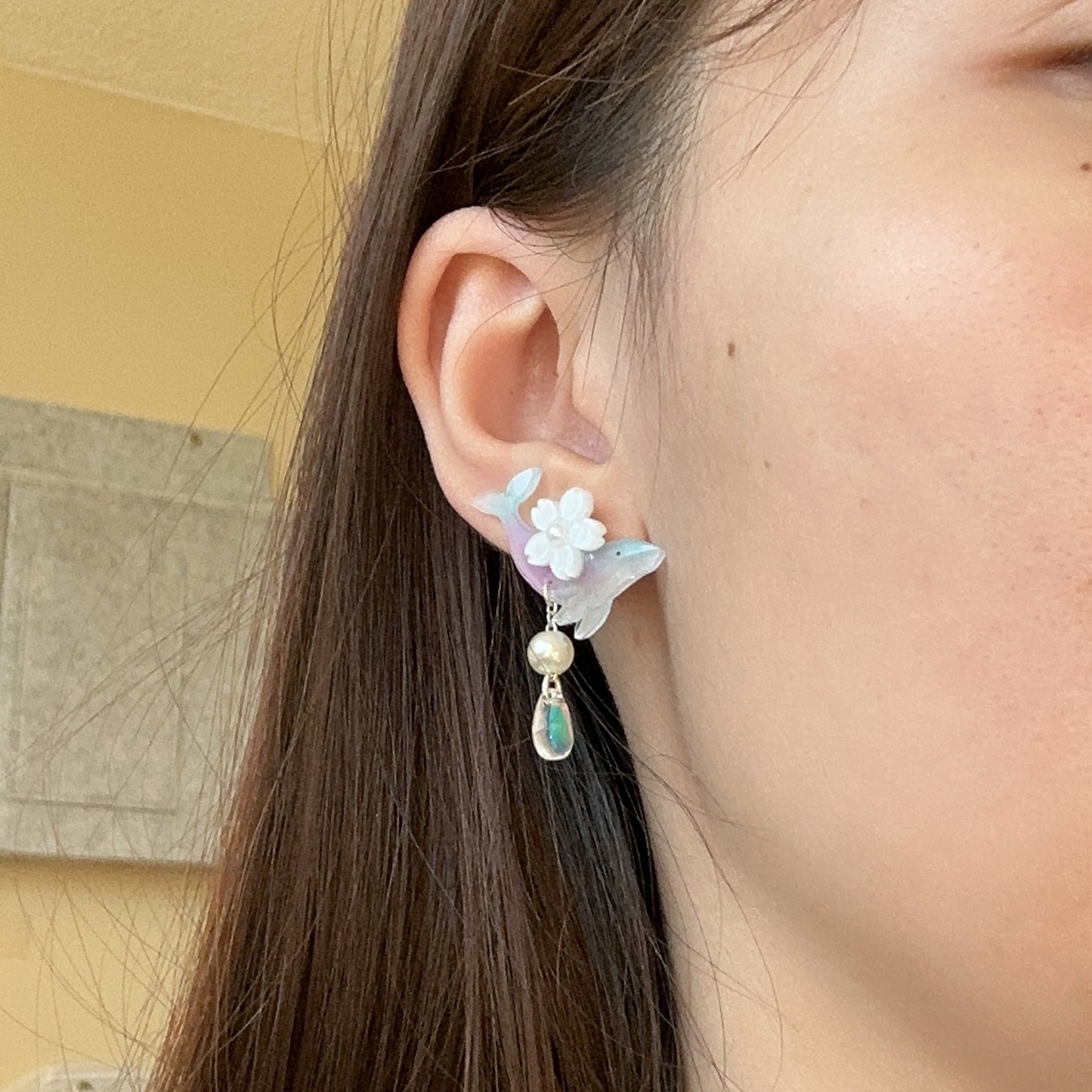 Whale Earrings