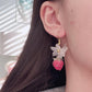 Strawberry blossom Earrings