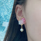 Sakura Butterfly Wing Earrings