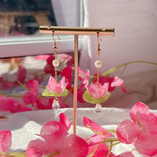 Lotus Lily Earrings