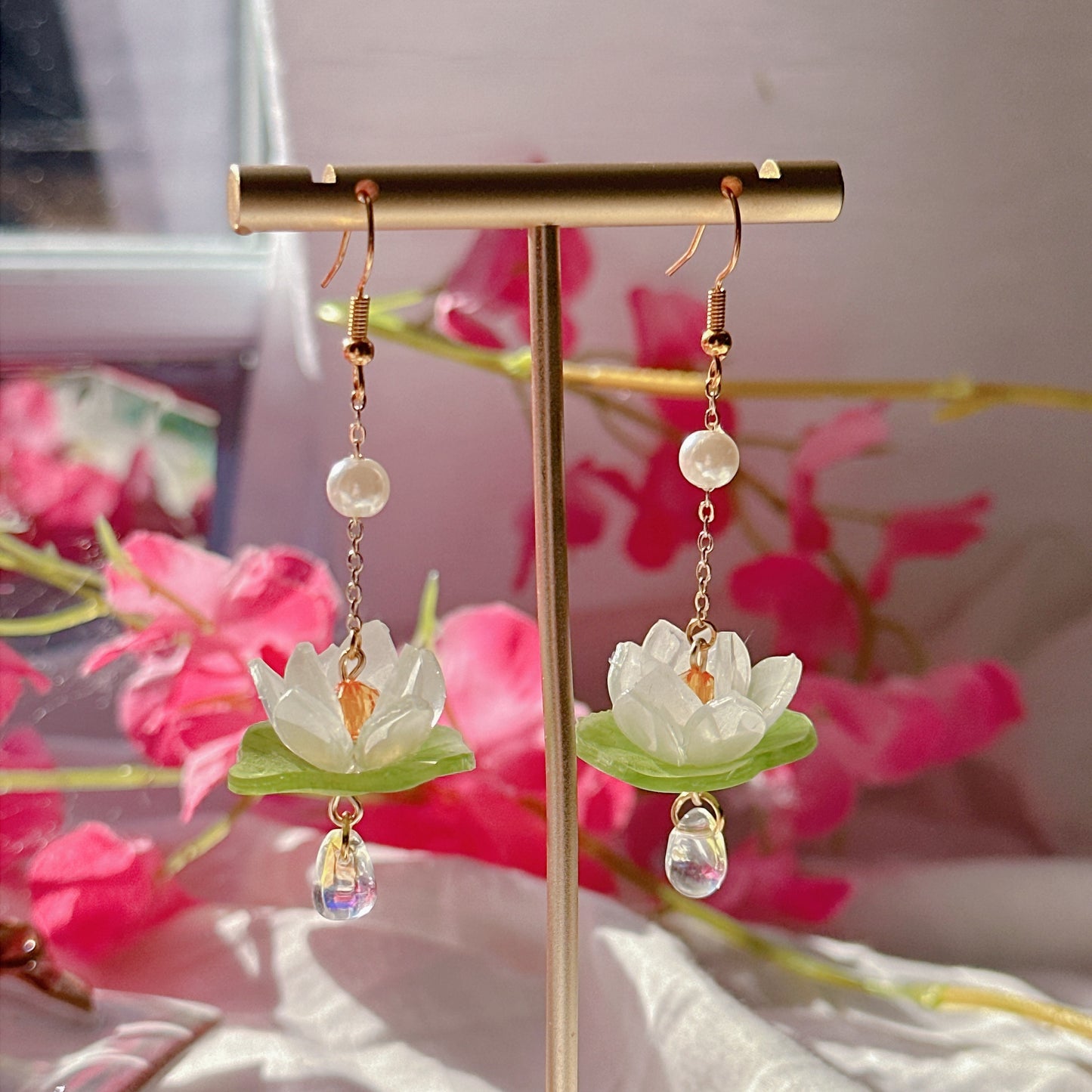 Lotus Lily Earrings